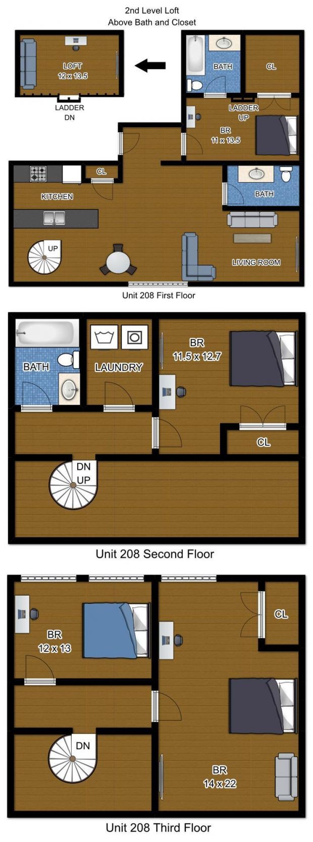 #208: 1520sq ft