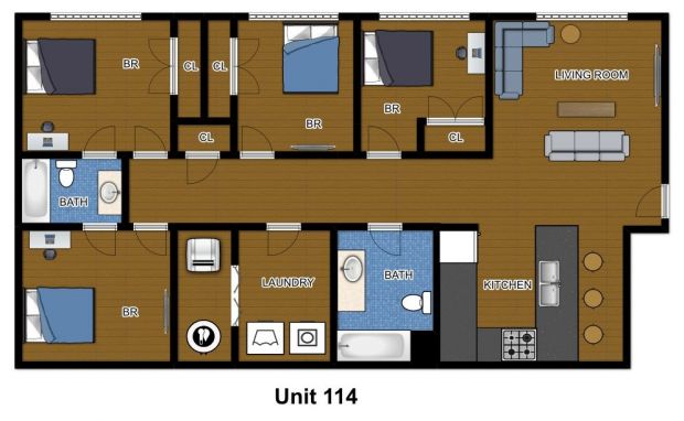 #114 • 1650sq ft